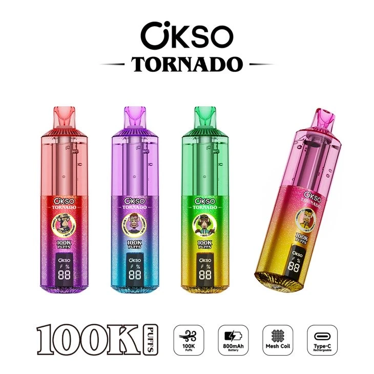 Elf Box OKSO Tornado 100K Puffs Disposable Vape Wholesale factory