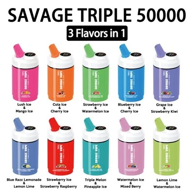 SAVAGE TRIPLE 50000 foukání jednorázových vape velkoobchod